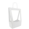 Shopper Medaillon Medium14X23 h38cm 5pz.  White